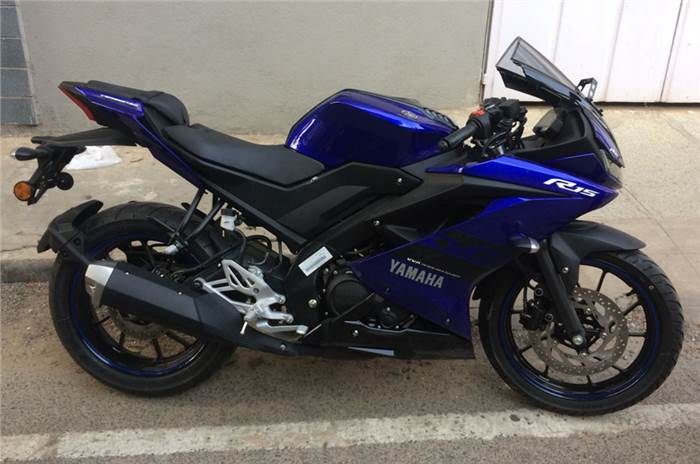 Yamaha YZF R15 v3.0 spied in India