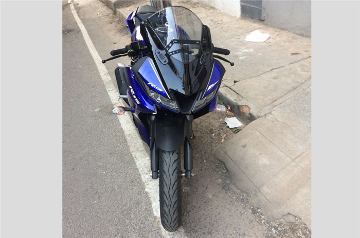 Yamaha YZF R15 v3.0 spied in India