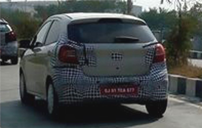 Ford Figo facelift spied in India