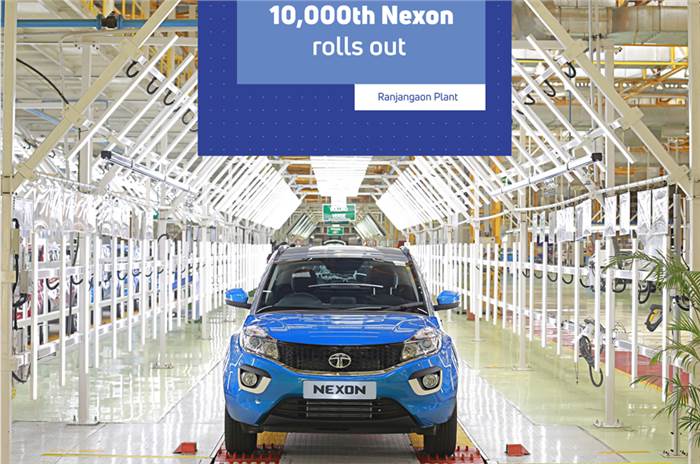 10,000th Tata Nexon rolls out within three months of launch