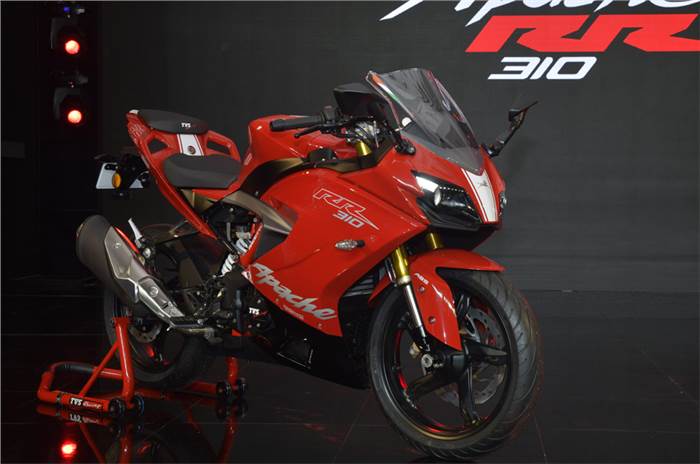 2018 TVS Apache RR 310 launched at Rs 2.05 lakh