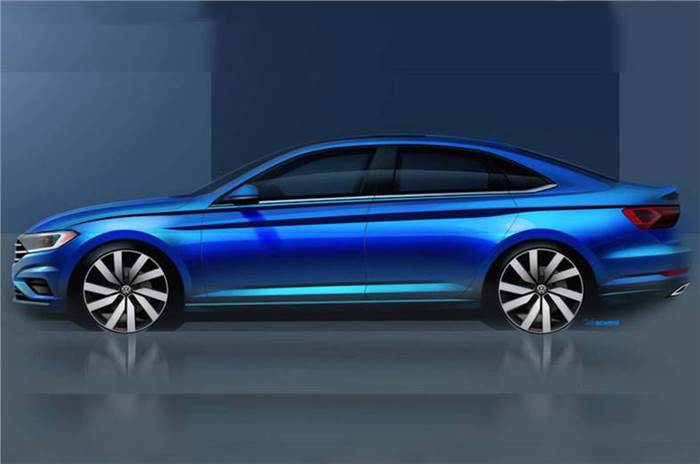 Next-gen Volkswagen Jetta teased before Detroit unveil