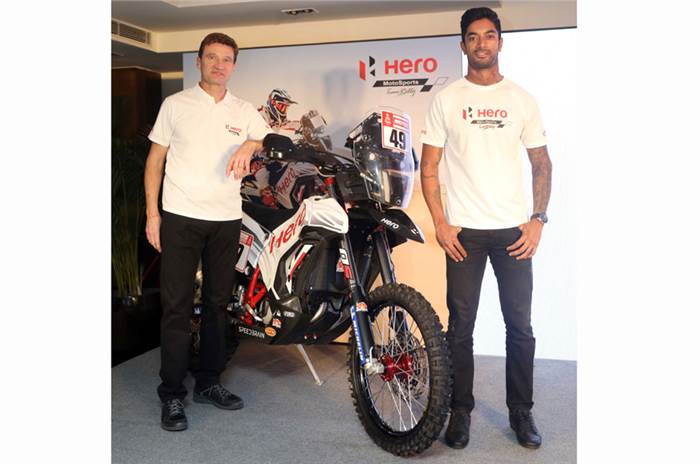 Hero RR 450 showcased in India