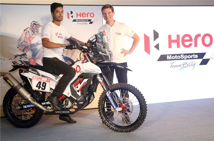 Hero RR 450 showcased in India