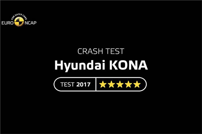Hyundai Kona achieves five-star Euro NCAP rating