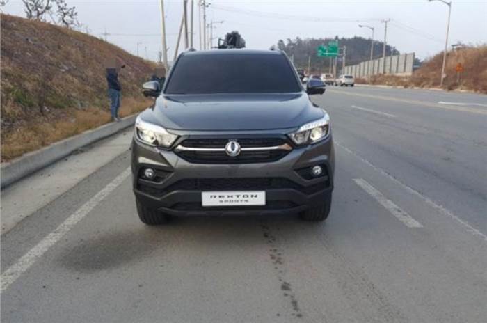 SsangYong Rexton Sports spied in South Korea