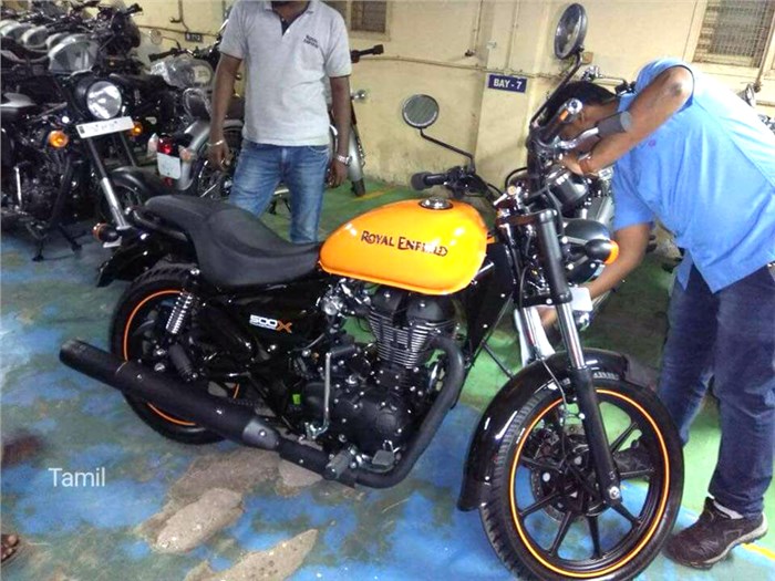 New Royal Enfield Thunderbird 500X spied