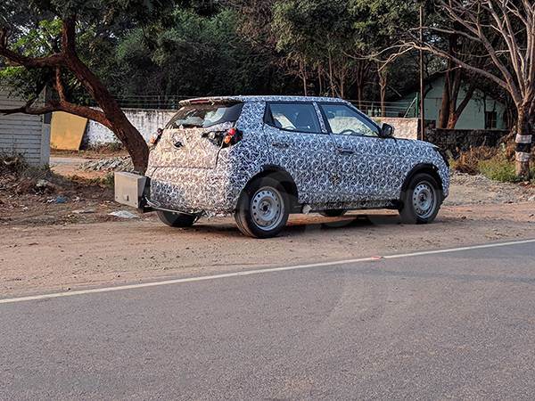 New Mahindra compact SUV spied