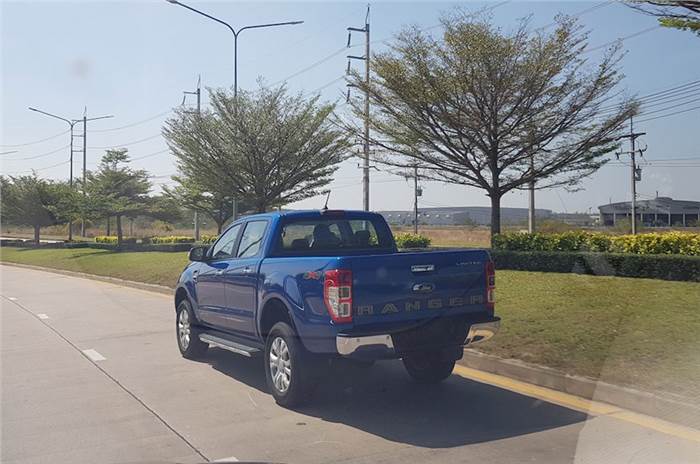 2018 Ford Ranger facelift spied