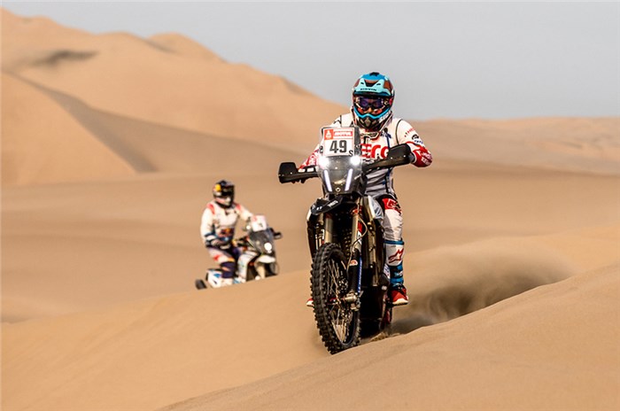 Dakar 2018 Stage 3: TVS on solid ground; bittersweet day for Hero