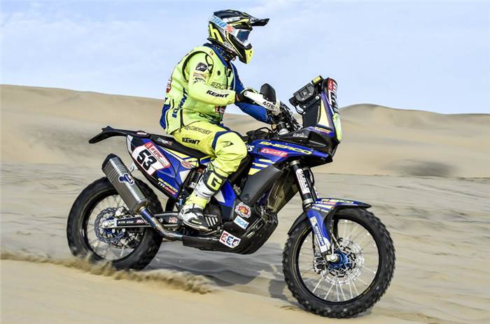 Dakar 2018 Stage 5 brings an end to Aravind KP&#8217;s campaign