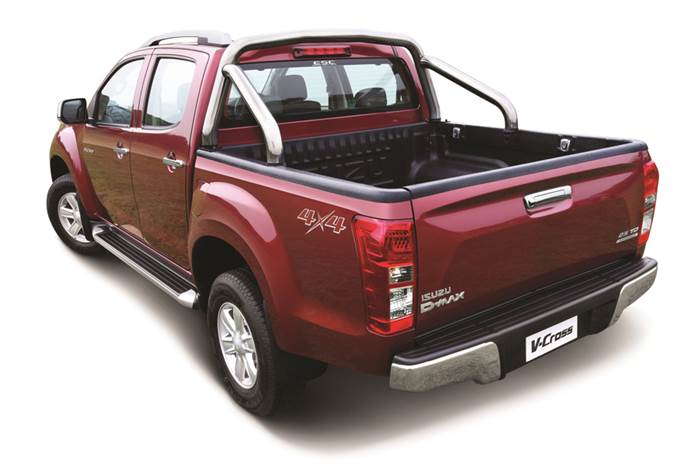 2018 Isuzu D-Max V-Cross pick-up launched at Rs 14.26 lakh