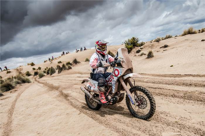 Indian contingent continues 2018 Dakar Rally charge