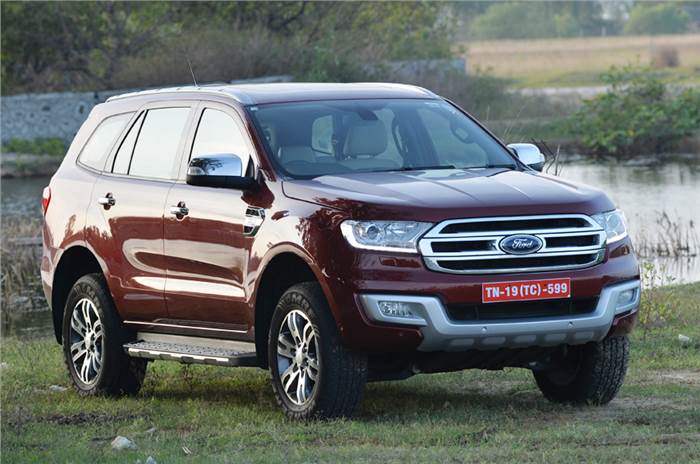 Ford Endeavour facelift spied in Thailand