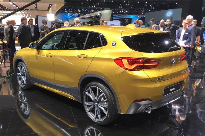 2018 BMW X2 displayed at Detroit motor show