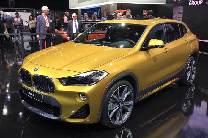 2018 BMW X2 displayed at Detroit motor show