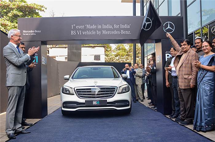India-spec Mercedes S 350d facelift unveiled with new BS-VI engine
