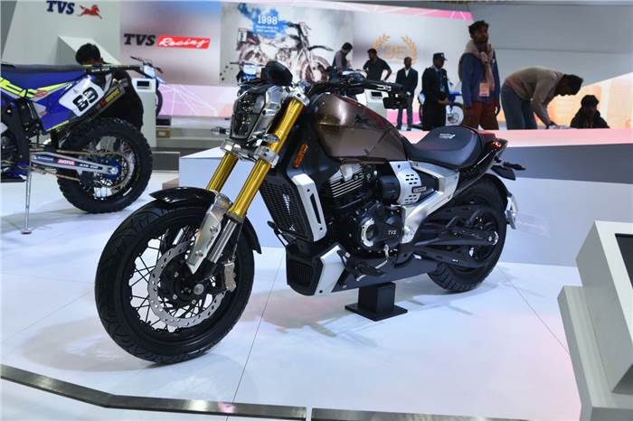 TVS Zeppelin cruiser concept revealed at Auto Expo 2018