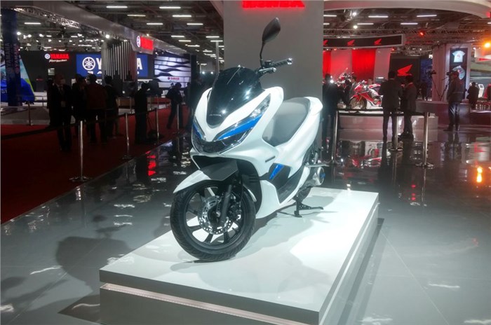 Honda PCX Electric scooter showcased at Auto Expo 2018