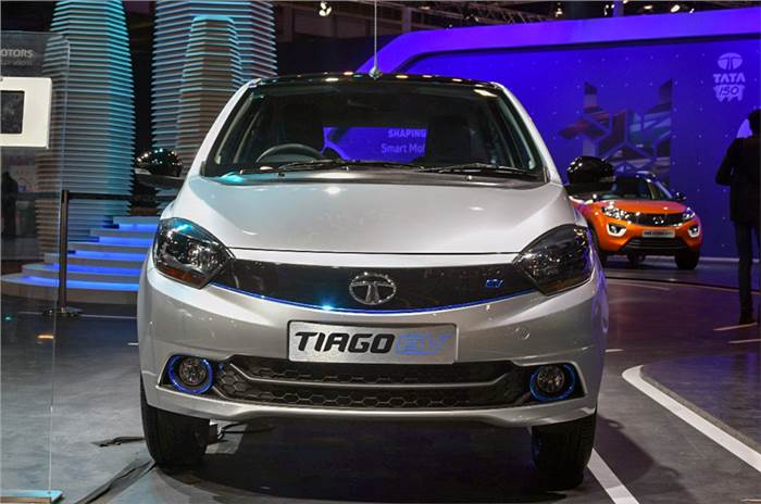 Tata Tiago EV and Tigor EV make their debut at Auto Expo 2018
