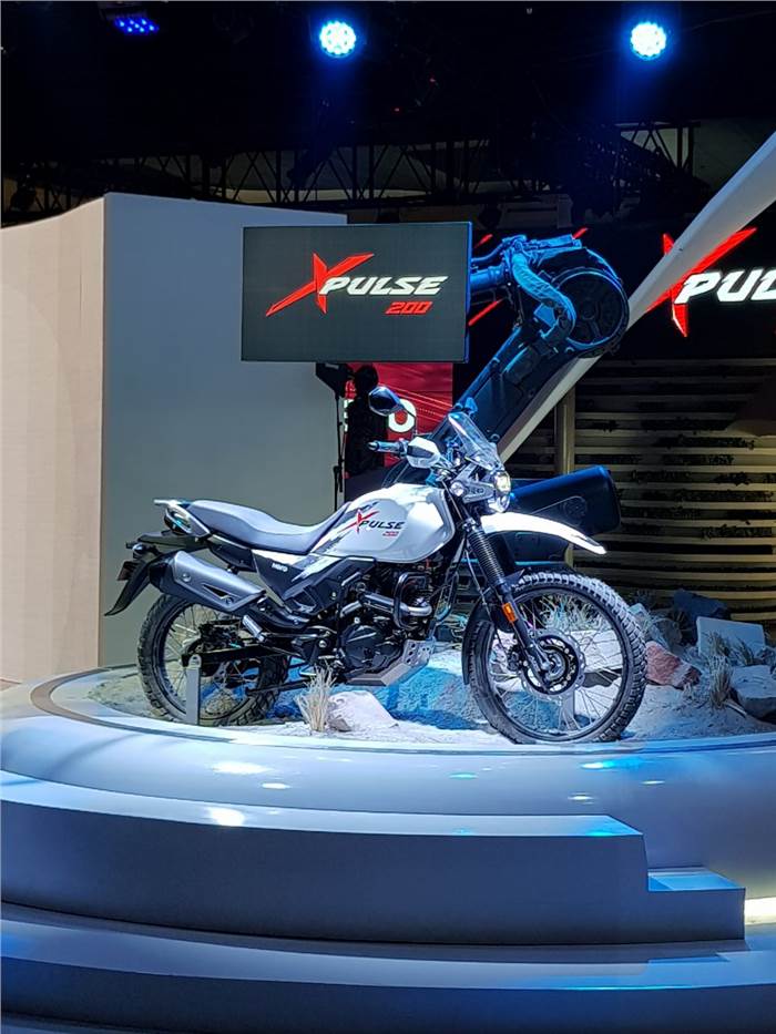 Hero showcases XPulse 200 at Auto Expo 2018