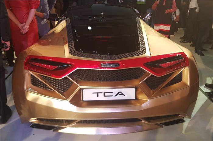 DC Design TCA sportscar revealed at Auto Expo 2018