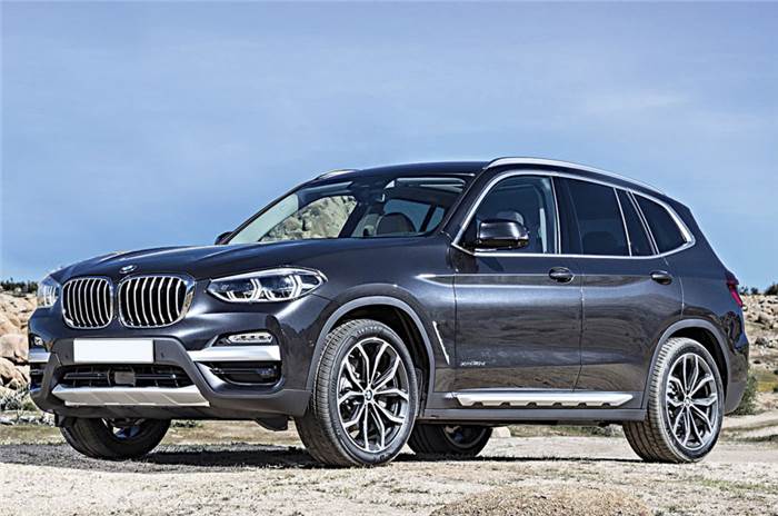 Upcoming BMW X3 showcased at Auto Expo 2018
