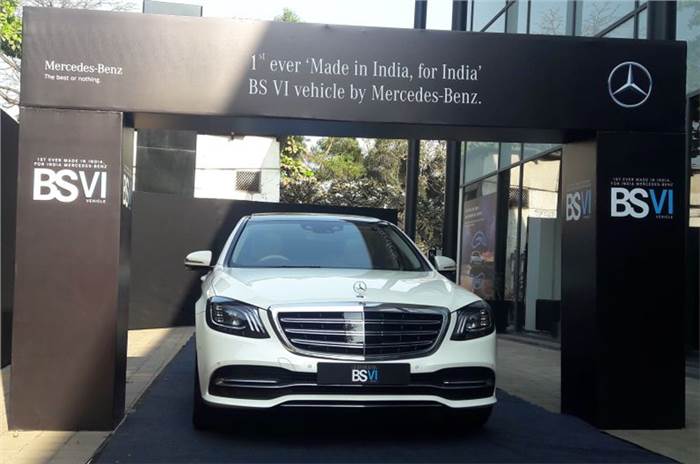 Mercedes S-Class facelift India launch on February 26