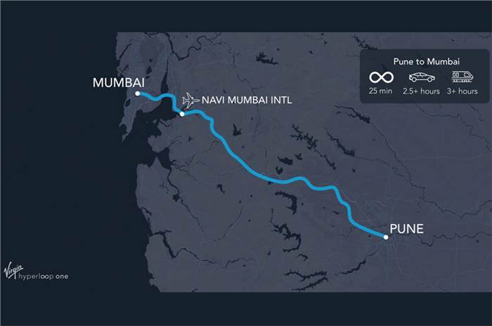 Mumbai-Pune to get Hyperloop One connectivity by 2025