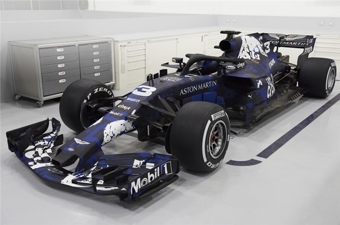 2018 Red Bull F1 car unveiled with temporary livery