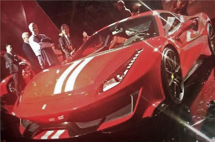Ferrari 488 Pista images leaked
