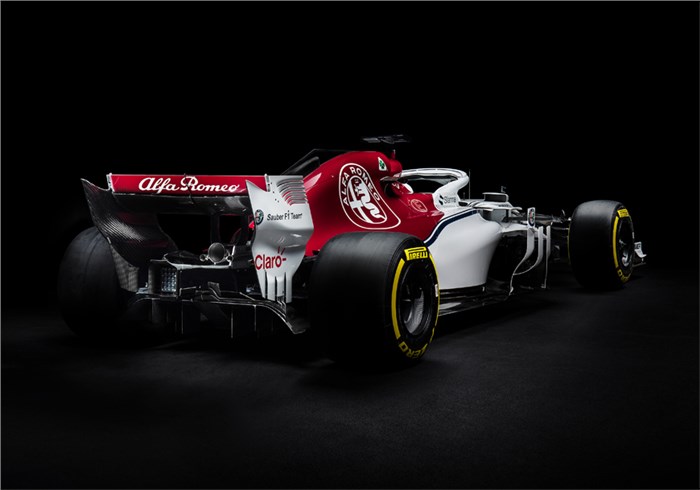 Sauber reveals 2018 F1 car with new look