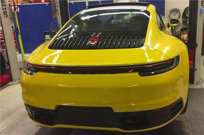 2019 Porsche 911 image leaked before official reveal