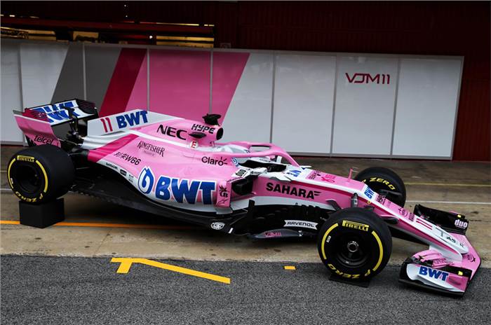 F1 2018: Force India VJM11 breaks cover