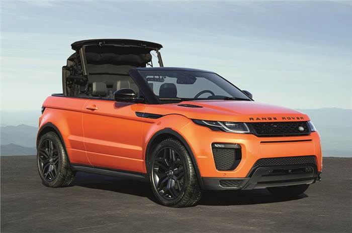 Range Rover Evoque Convertible India launch on March 27