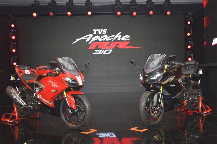 TVS Apache RR 310 price hiked by Rs 8,000
