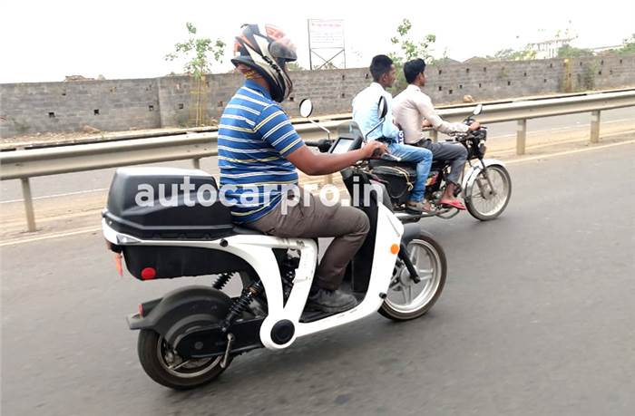Mahindra GenZe spied in India