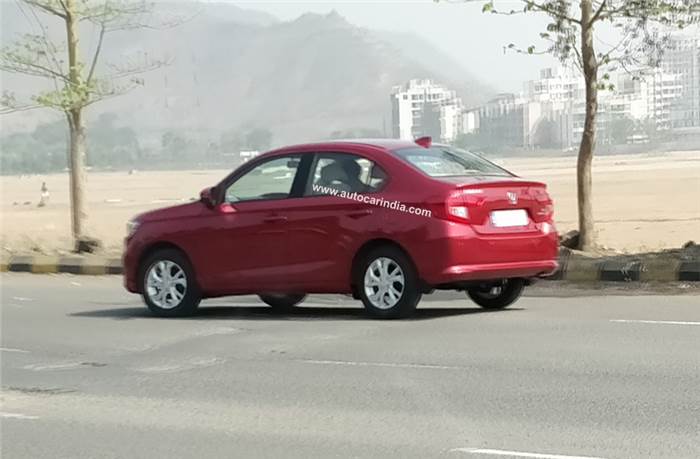 New Honda Amaze spied ahead of May launch