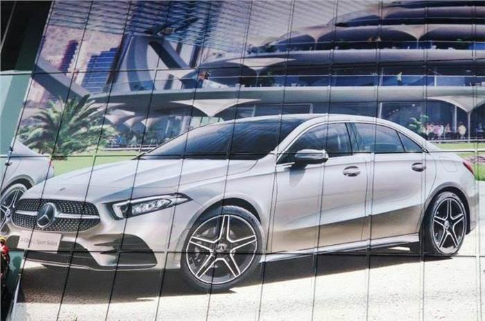 New Mercedes A-class sedan leaked