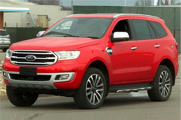 Ford Endeavour facelift India launch in early 2019