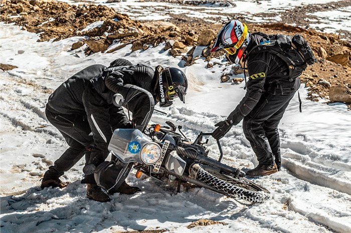 Heaven freezes over: Riding to the Himalayas on Royal Enfields