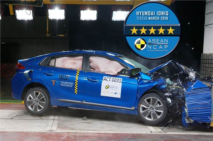 Five-star ASEAN NCAP rating for Hyundai Ioniq Hybrid