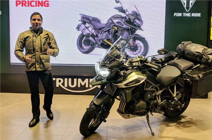 2018 Triumph Tiger 1200 XCx launched at Rs 17 lakh
