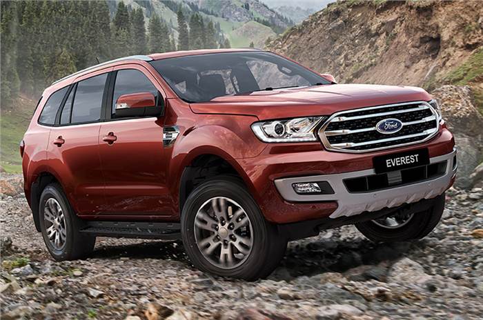 Ford Everest (Endeavour) facelift officially unveiled