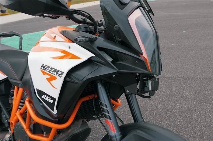 KTM advanced rider assists shown on new video