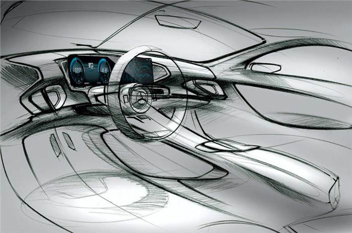 Next-gen Mercedes GLE interior sketches revealed