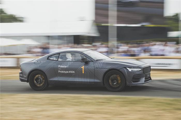 Polestar 1 displayed in motion for first time