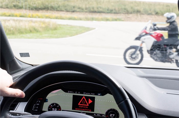 New Ducati C-V2X communication system currently under testing