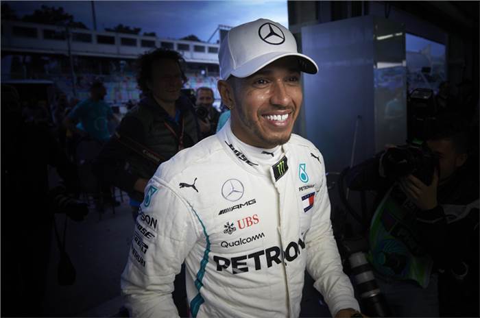Hamilton signs Mercedes F1 contract extension