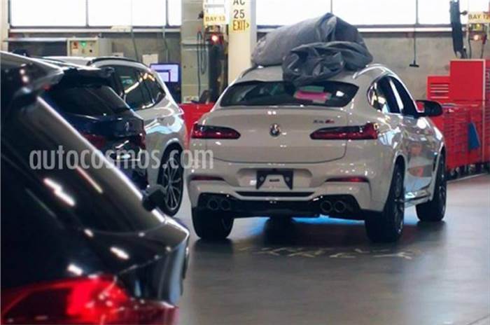 New BMW X4 M spied undisguised